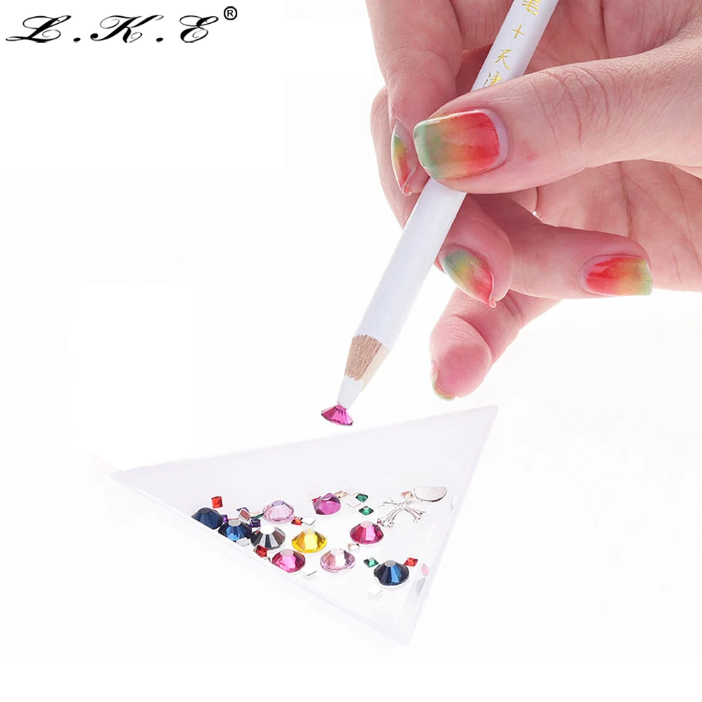 4 шт./лот Nail Art Стразы Самоцветы Выбор блестящий инструмент воск Карандаш Pen Picker