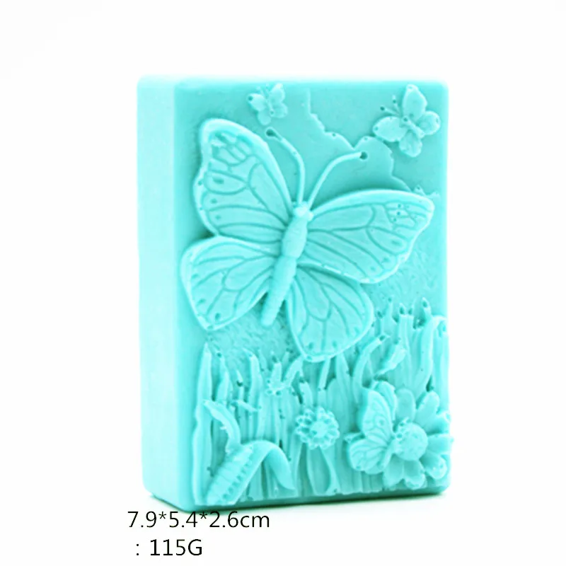 Handmade soap mold silicone butterfly pattern Craft Bath Soap Making Silicone Mold