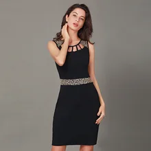 New Arrival Summer Dress Ladies Casual Sleevelees font b Slim b font Short Pencil Dress Plus