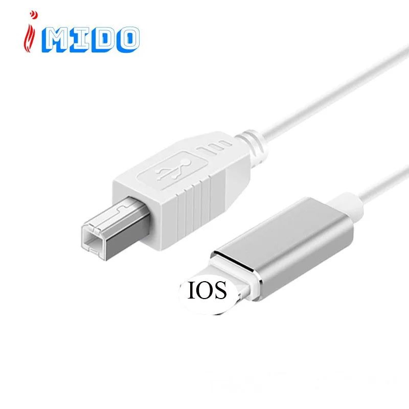 

1.5m 8Pin Adapter To USB Type B Adapter OTG Cable Male To Male For iPhone iPad To Electronic Musical Instrument Audio Interface