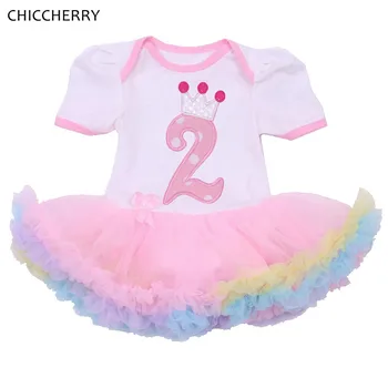

2 Years Birthday Party Dresses For Girls Clothes Summer Vestido Infantil Menina Lace Tutus Infant Princess Dress Infant-Clothing