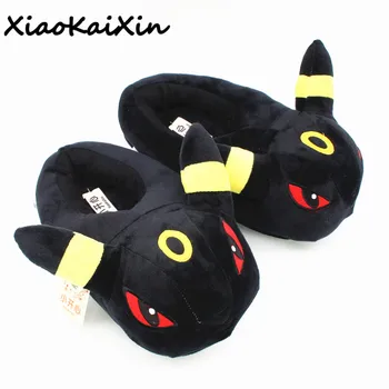 

New Unisex Anime Cartoon Pokemon Series Slippers House Women Warm Indoor Wood Floor Home Plush Shoes Mens Pikachu Fluffy Slipper