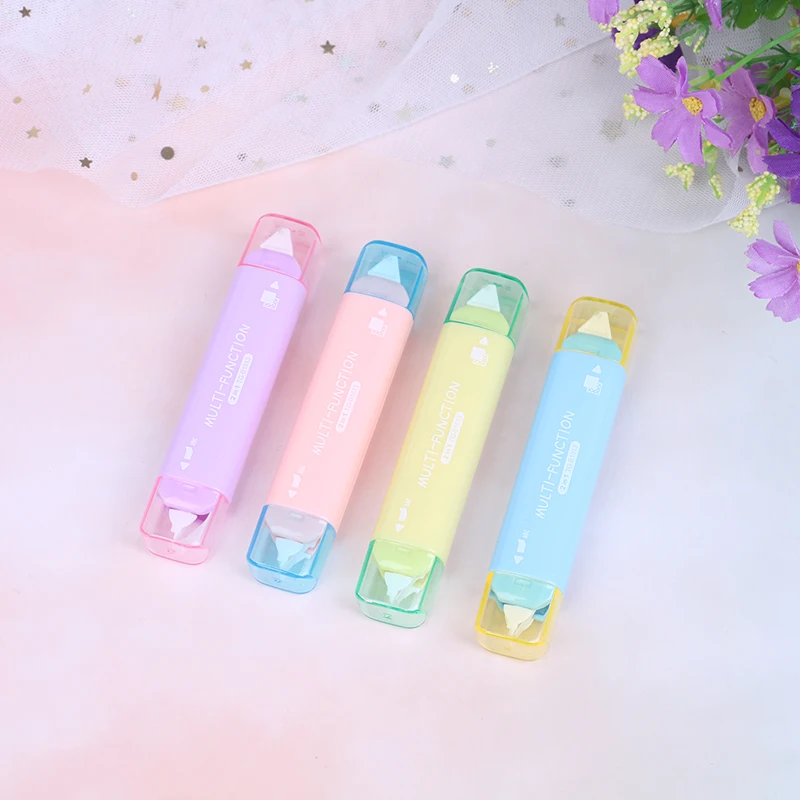 

Hot sale Two in One Mini Double Head Correction Tape Adhesive Tape Learning Stationery