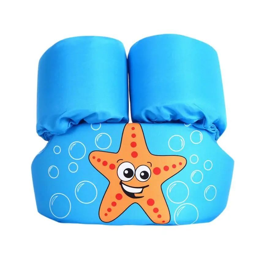 От 2 до 6 лет пена мультфильм кронштейн для малышей кольцо плавучие купальные костюмы детская одежда плавающие дети спасательный жилет Детские плавающие спасательные жилеты - Цвет: B