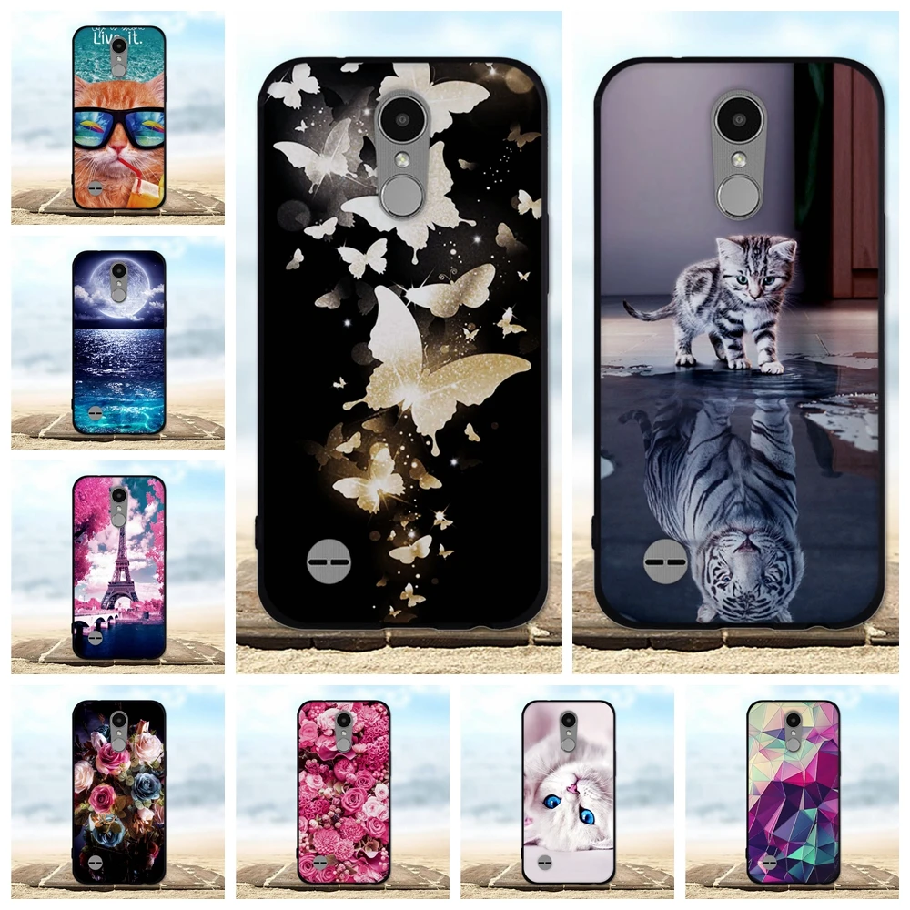 2017 чехол для LG K10 силиконовый из ТПУ с животными M250N M250 3D рисунком милый LV5 чехлы