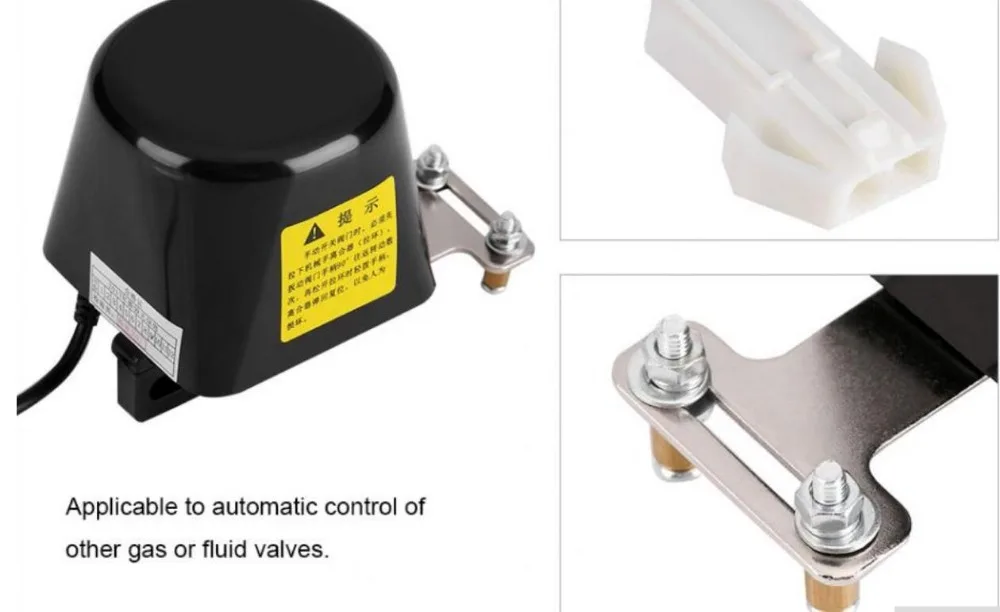DC8V-DC16V Automatic Manipulator Shut Off Valve For Alarm Shutoff Gas Water Pipeline Security Device For Kitchen & Bathroom drop - Famidy.com
