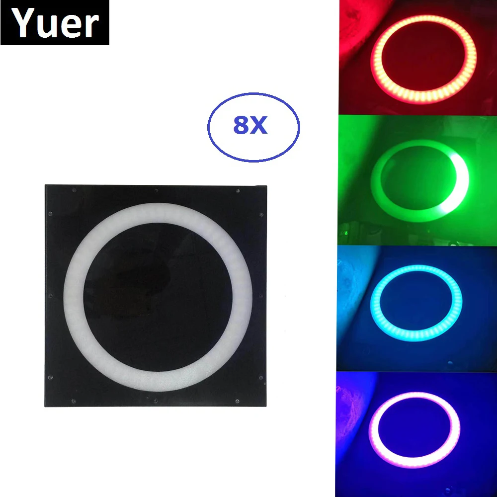 144 шт. SMD 5050 LED сценический свет RGB 3в1 Halo Pixel Light DMX фонарик для клубной вечеринки