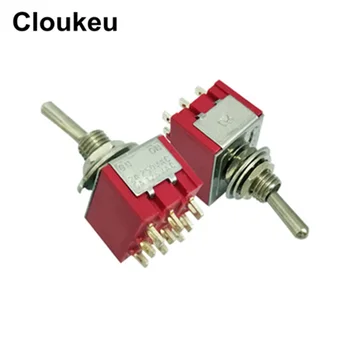 

5Pcs MTS-302 303 6MM 9Pin/2File 3File Rocker switch Toggle Switch 2A250V 5A120V