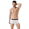 4Pcs/lot Brand Boxer Mens Underwear Cotton Man Big Short Colorful Breathable Solid Flexible Shorts Boxer Pure Color Underpants ► Photo 3/6