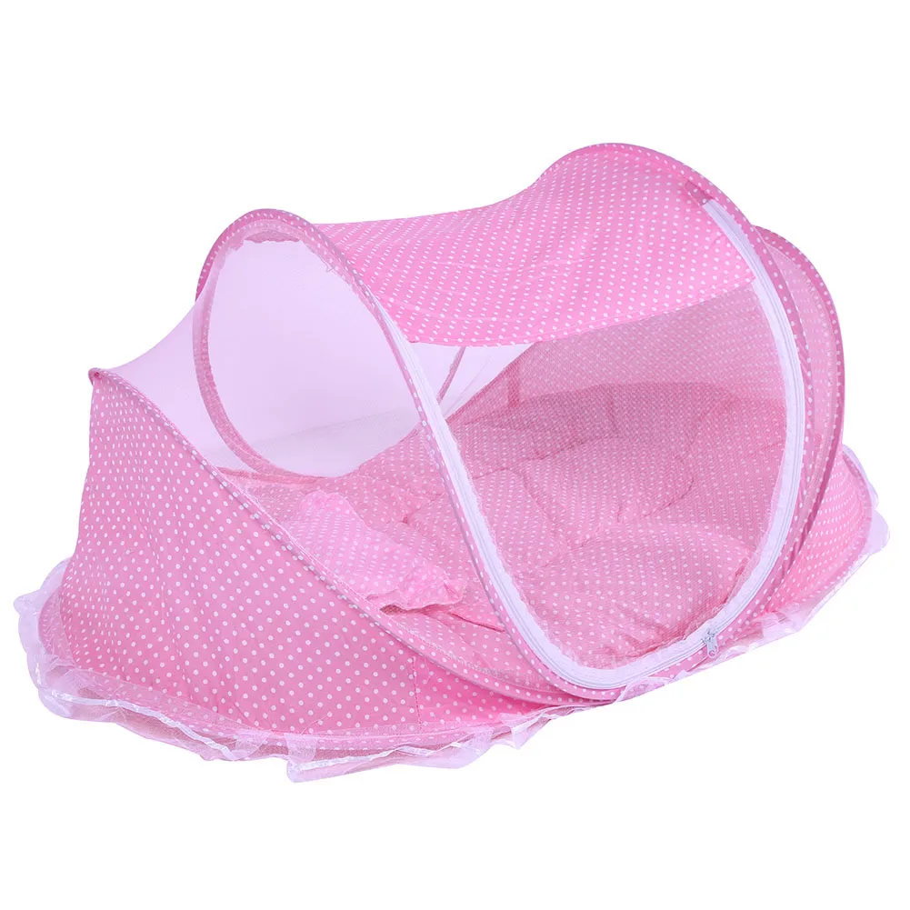 

Baby Crib Music Mosquito Net Tent Multi-Function Cradle Bed Infant Foldable Mosquito Netting for Baby Good Dream Bed Mosquito