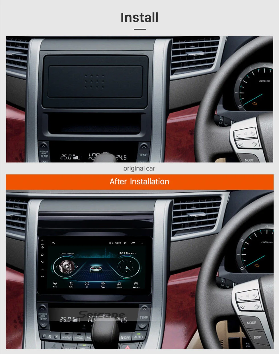 Best Seicane 2din Android 8.1 8" Car Radio For Toyota ALPHARD 2009 2010 2011-2014 2Din Audio Multimedia Player GPS Navi Head Unit 3 Best Seicane 2din Android 8.1 8" Car Radio For Toyota ALPHARD 2009 2010 2011-2014 2Din Audio Multimedia Player GPS Navi Head Unit 3