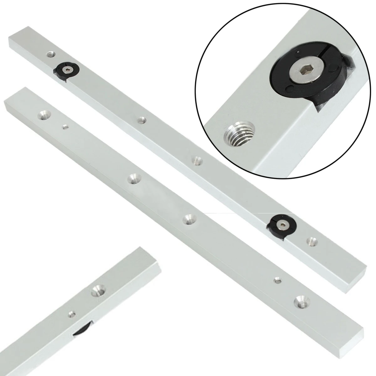 1pc Aluminium Alloy Miter Bar 300mm Length Miter Slider Table Saw Miter