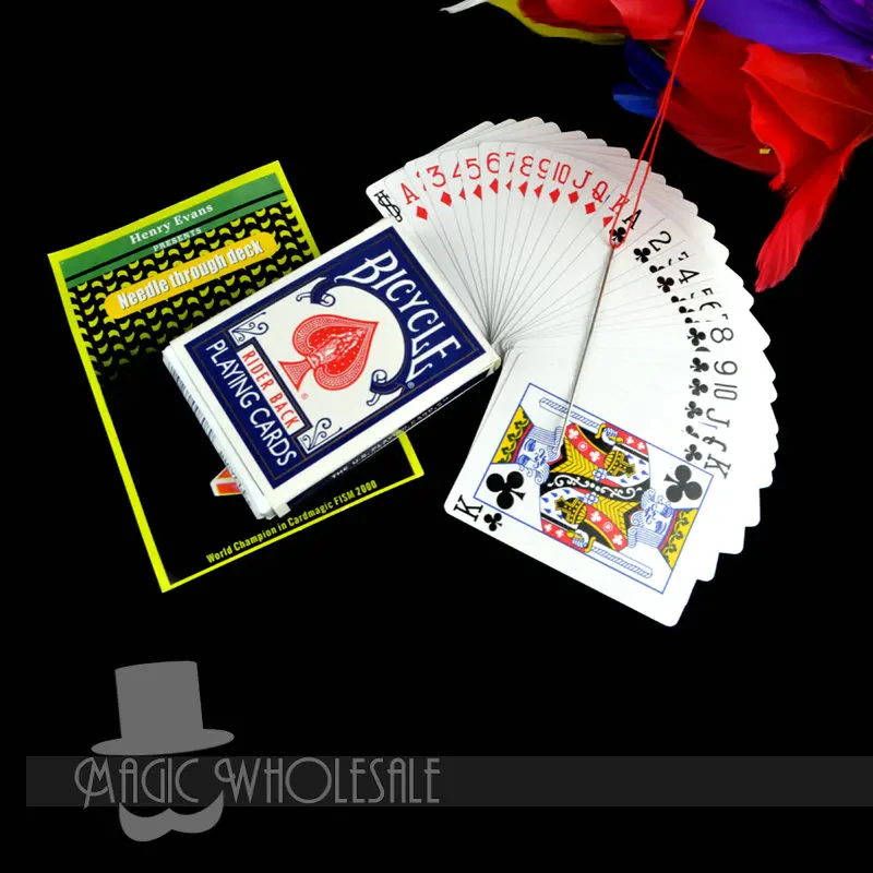 

Needle Through Deck Free Shipping Cards Magic Tricks Toys Props Wholesale And Retail Email Explanation Video