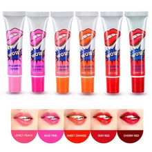 1 шт. цвета розы, красный, розовый 6 цветов Матовая жидкая помада Макияж Красота водонепроницаемый матовый жидкая помада блеск Impermeavel блеск для губ