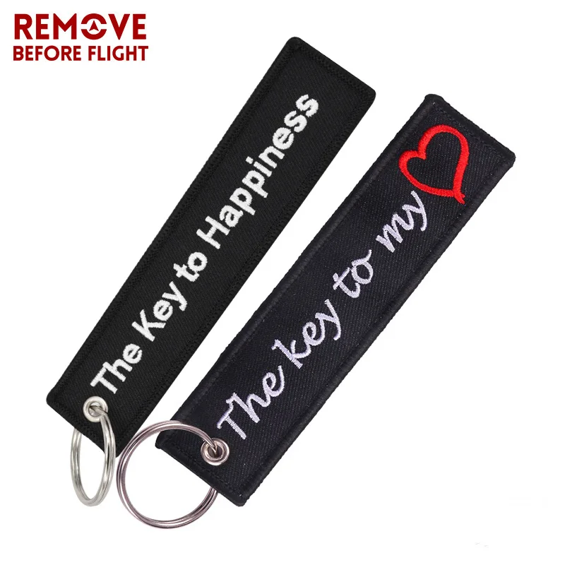 FOLLOW ME Embroidery Racing Motorcycle Decor S1N7 I6C7 Key Chain 