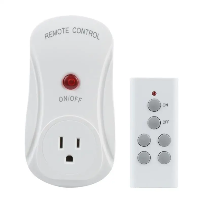 US Plug 433MHz Remote Control Outlet Wireless Smart Power Socket w/ Remote controller for Home