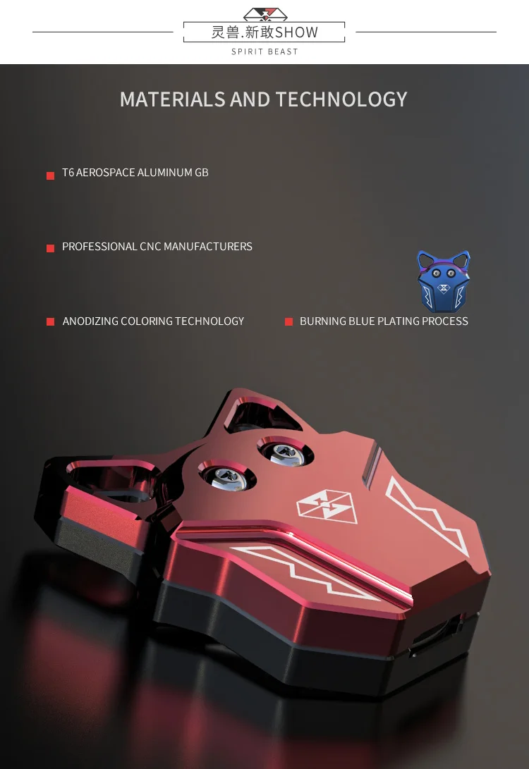 Spirit Beast мотоциклетный алюминиевый чехол для ключей аксессуары для модификации украшения мотоцикла персональный чехол для ключей