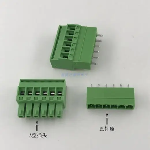 10 комплектов прямой вертикальный боковой клеммный блок 3,81 мм Штекерный штекер и гнездовой разъем 15 EDGKA/KB-3.81