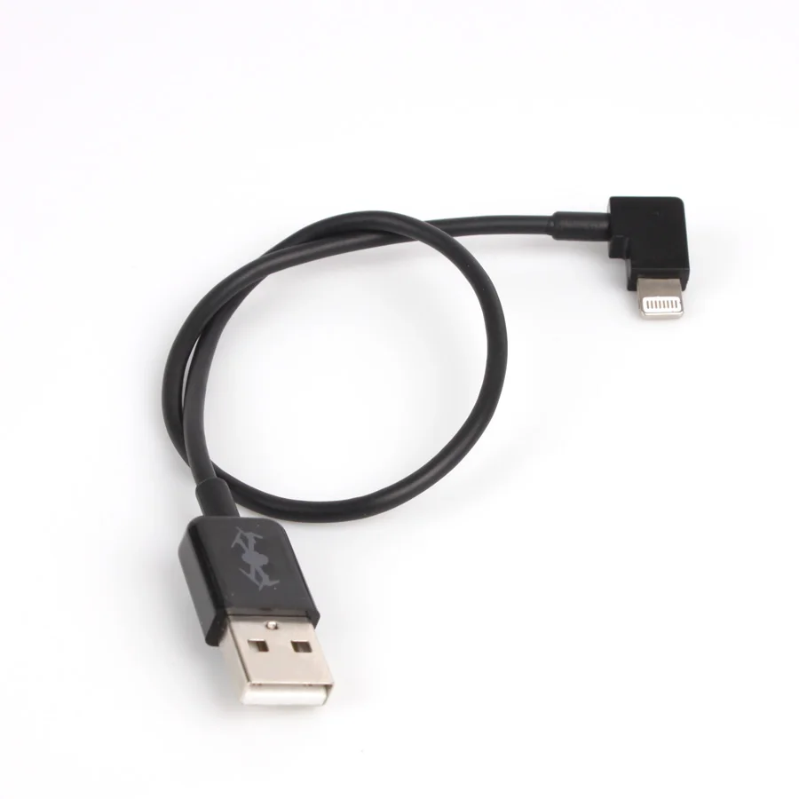 

USB Data Line IOS for iPhone Portable Data Cable for DJI Phantom 4/3 Inspire 1/2 Short Transmission Wire 30cm charging cable