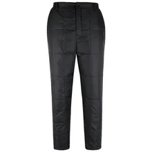 Мужские зимние брюки размера плюс с высокой эластичной резинкой на талии, плотные брюки-карандаш на белом утином пуху, мужские осенние теплые пуховые брюки более размера d