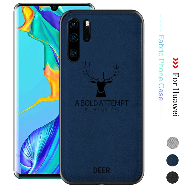 Чехол для Huawei P30Pro тканевый чехол P 30Lite задняя крышка P30 30 Pro lite мягкие силиконовые