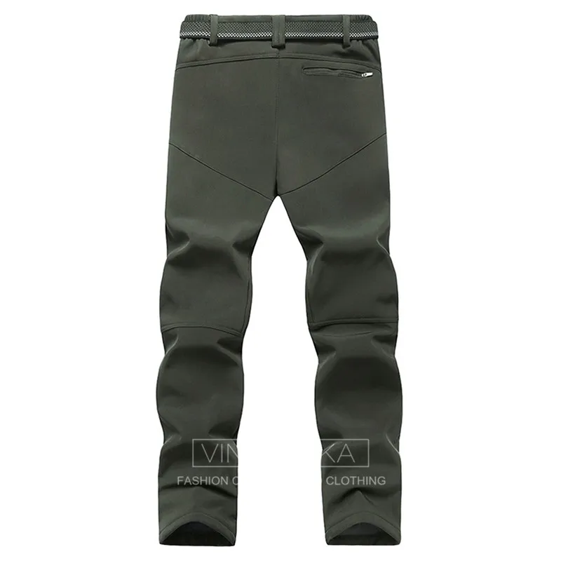 Супер плюс размер XL-9XL мужские зимние теплые флисовые прямые брюки мужские повседневные брендовые afs jeep быстросохнущие армейские брюки толстые брюки
