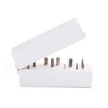 Демонстрационная полка 30 отверстий для ногтей Органайзер маникюрная коробка дисплеер держатель сверла для ногтей подставка