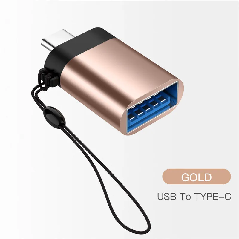 Адаптер USB type c otg, быстрый конвертер type C на usb 3,0, кабель usb-c type-c для зарядки и синхронизации данных для samsung, huawei, xiaomi, macbook