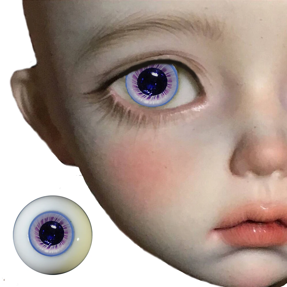 PURPLE Pink BJD eyes 8mm 12mm 14mm 20mm 22mm BJD Eye ball for BJD Doll
