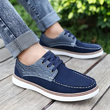 

wholePop Factory Price High Quality Fashion Mixed Colors Breathable Suede Cow Leather Mens Outdoor Casual Flats Shoes