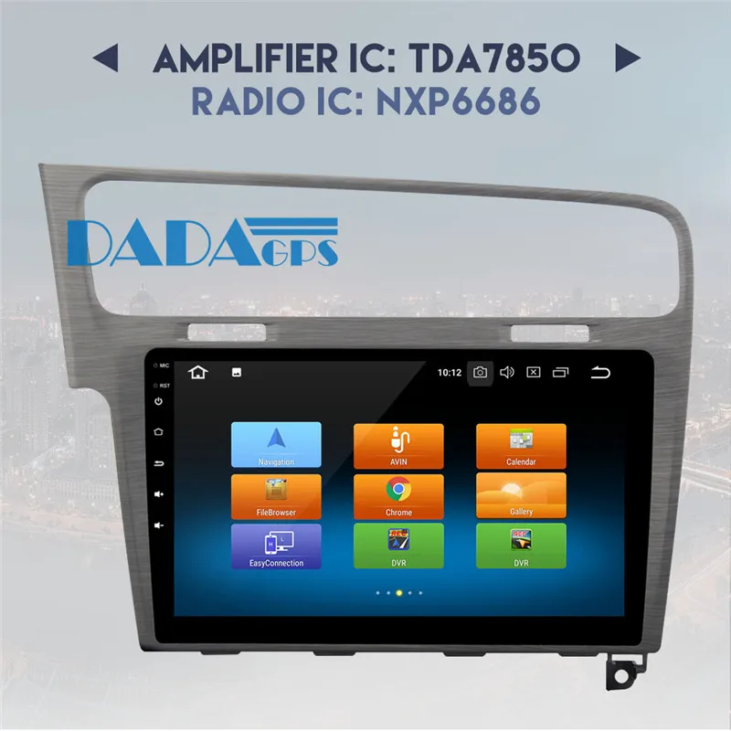 Flash Deal 10.2inch Big Screen Android Car GPS Navigation DVD Player For Volkswagen VW GOLF 7 2013 2014 2015 2016 SATNAV Car Stereo FreeMap 3