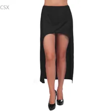 Новинка, летняя повседневная Асимметричная юбка с высокой талией, длинная Макси-юбка, женская мода, ласточкин хвост, шифоновые юбки для женщин s Saias 35