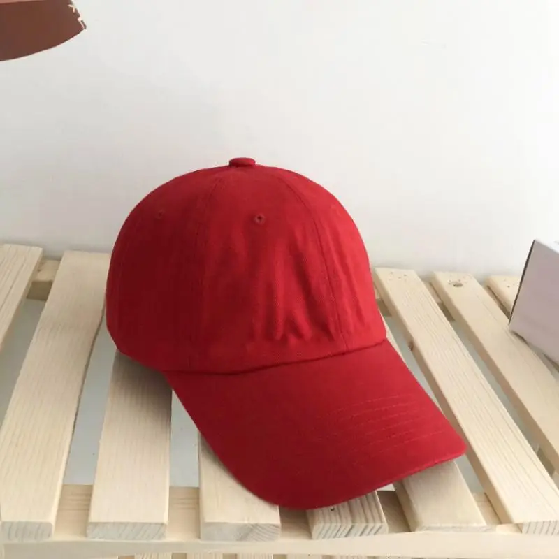 COKK, бейсбольная кепка, мужская, мягкая, Snapback, шапка для папы, женские, однотонные шапки для мужчин, кепка s Casquette, мужская, для спорта на открытом воздухе, Gorras, новинка - Цвет: Красный