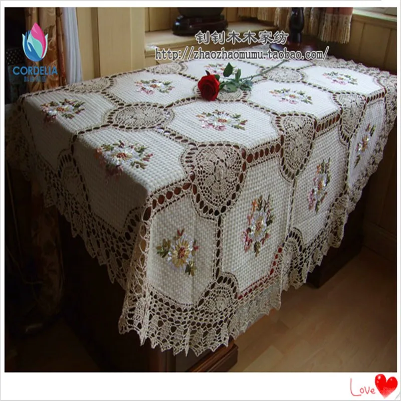 embroidery table cloth 7