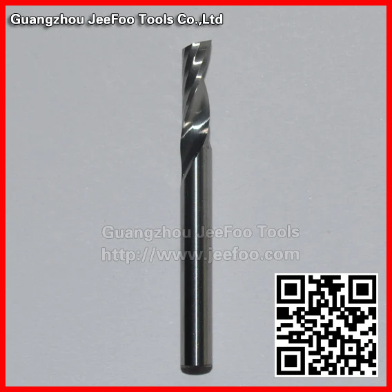 

4*12mm Carbide endmill one flute spiral CNC router bits/one spiral flute bits /CNC Cutting Bits
