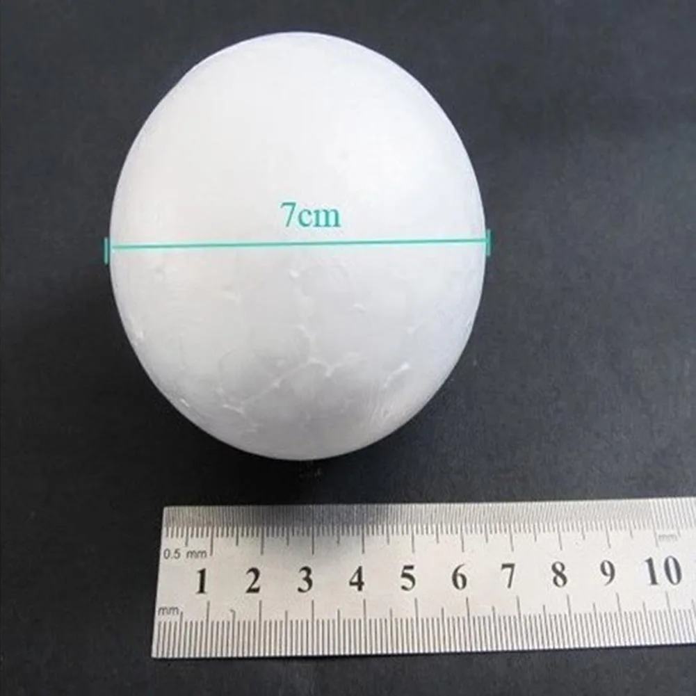 drop shiping wholesale 7cm natural white styrofoam round balls Craft ball foam ball diy handmade