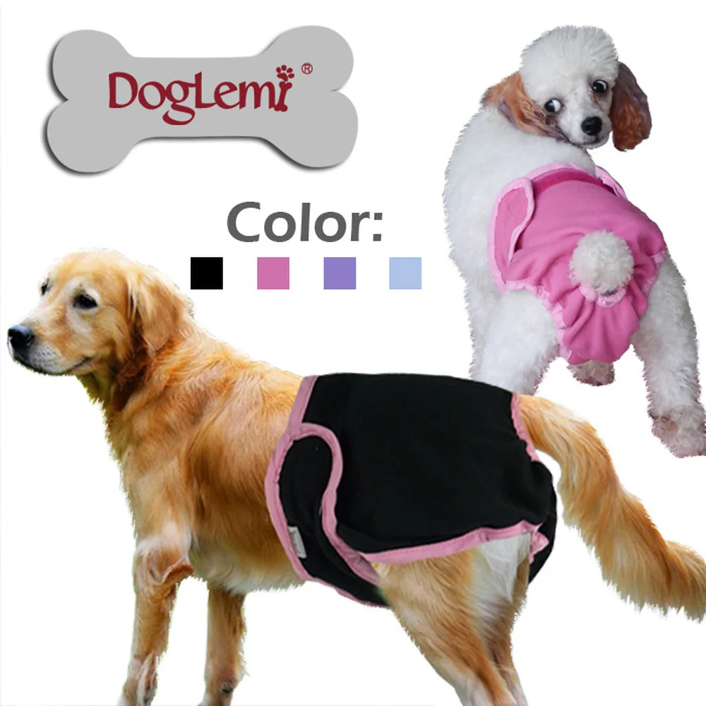 Female Dog Pants Sanitary Underwear Cute Hygienic Pant Short Cotton Pet Physiological Panties
