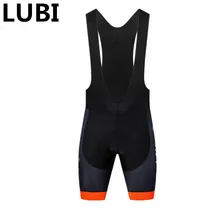 LUBI Для женщин Велоспорт нагрудник шорты гель площадку противоударный MTB дорожный велосипед гонка колготки Superelastic губка с высокой плотностью мягкие брюки
