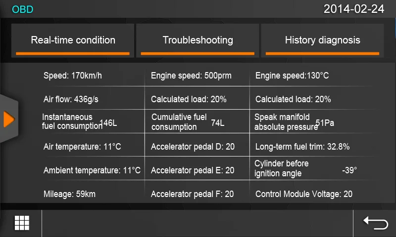 WITSON OBD OBDII-бортовой диагностический только для моделей W2-D8XXX(OBD-002