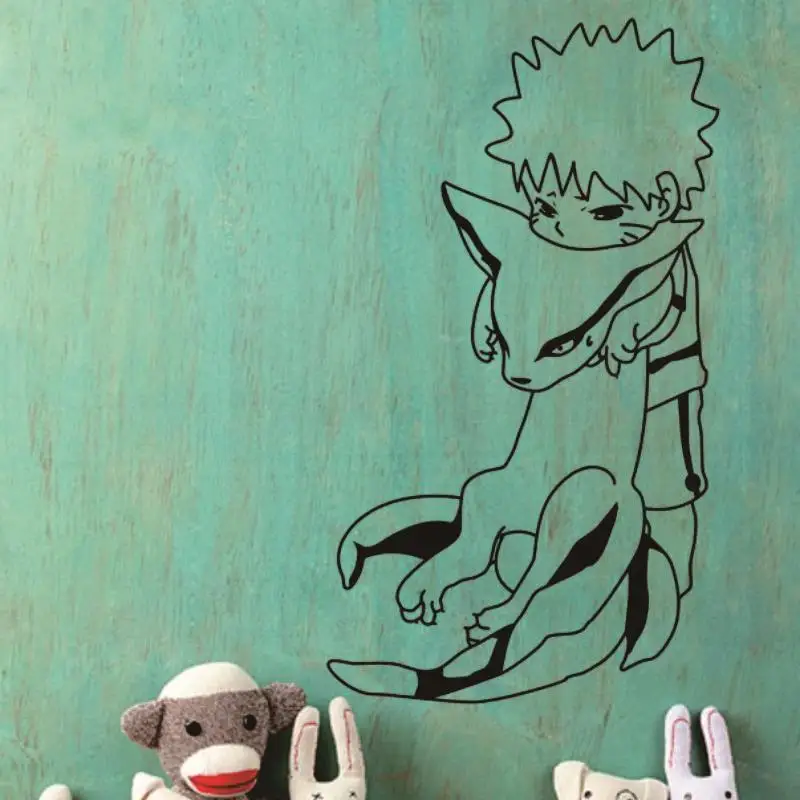 Uzumaki NARUTO  comics and animation Sticker Logo Decal  Vinyl Wall Decals Pegatina Quadro Parede Decor Mural  Sticker