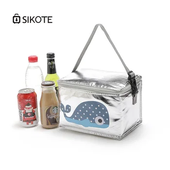

SIKOTE Thicken Fresh Keeping Cooler Bags Waterproof Insulation Women Child Thermo Lunch Bag Cartoon anime pattern Ice Pack