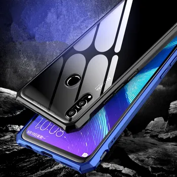 

For Huawei Honor 8X / 8X MAX cases Tempered glass back cover Aluminum Metal bumper Frame For Huawei Honor Note 10 cover coque