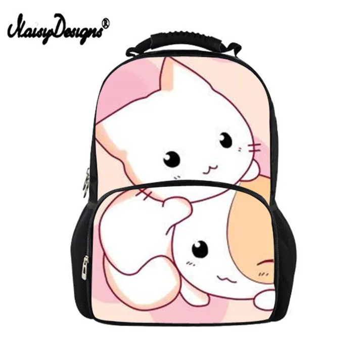 LMXY0177A Noisydesigns брендовый школьный рюкзак с 3D принтом кота, детский школьный рюкзак для подростка, студента среднего возраста, милая сумка для книг, рюкзак для путешествий - Цвет: LMXY0177A