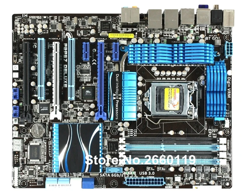 

100% Working Desktop Motherboard For Asus P8P67 DELUXE System Board Fully Tested