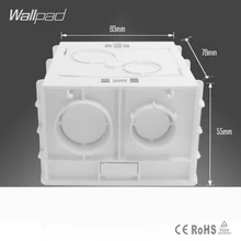 Plastic Wall Plate wall mount junction box type 86 Switch Cassette outlet wall switch box,enclosure flush box,Free Shipping