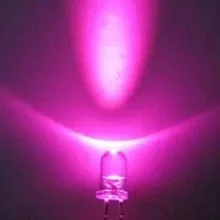 500 шт./лот 5 мм розовый круглый прозрачный супер яркий свет лампы светодиод светодиодный