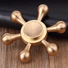 DODOELEPHANT Fidget Spinner Brass Hand Spinner JX-07 For Autism ADHD Stress Relief Focus Toys Kids Gift Sensory Finger Spinner