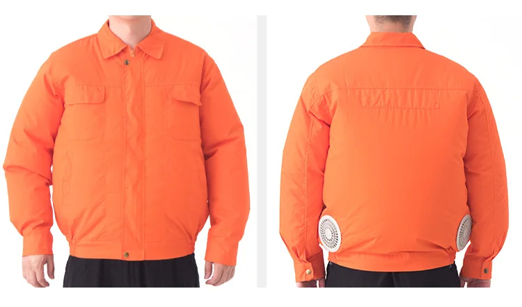 Summer Cooling Air Conditioning Clothes Charging with Fan Clothing Outdoor Welder Working Long  Short Sleeve Fan Jackets (13)