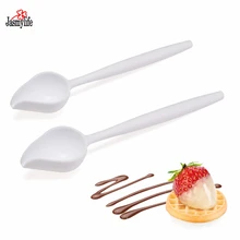 2 шт./компл. пластиковая воронка Drizzling Совок конфеты тает ложка мороженое крем-Шоколад Декор тортов крем фильтр десерт, выпечка Инструменты
