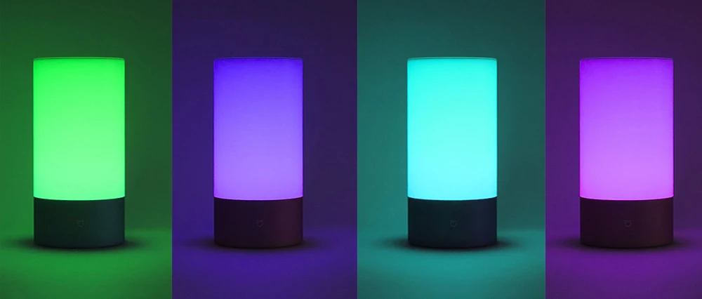 Оригинальная прикроватная лампа Xiao mi jia mi Yeelight, настольная, домашняя, 16 mi llion, RGB, сенсорное управление, Bluetooth, Wi-Fi, для mi home APP